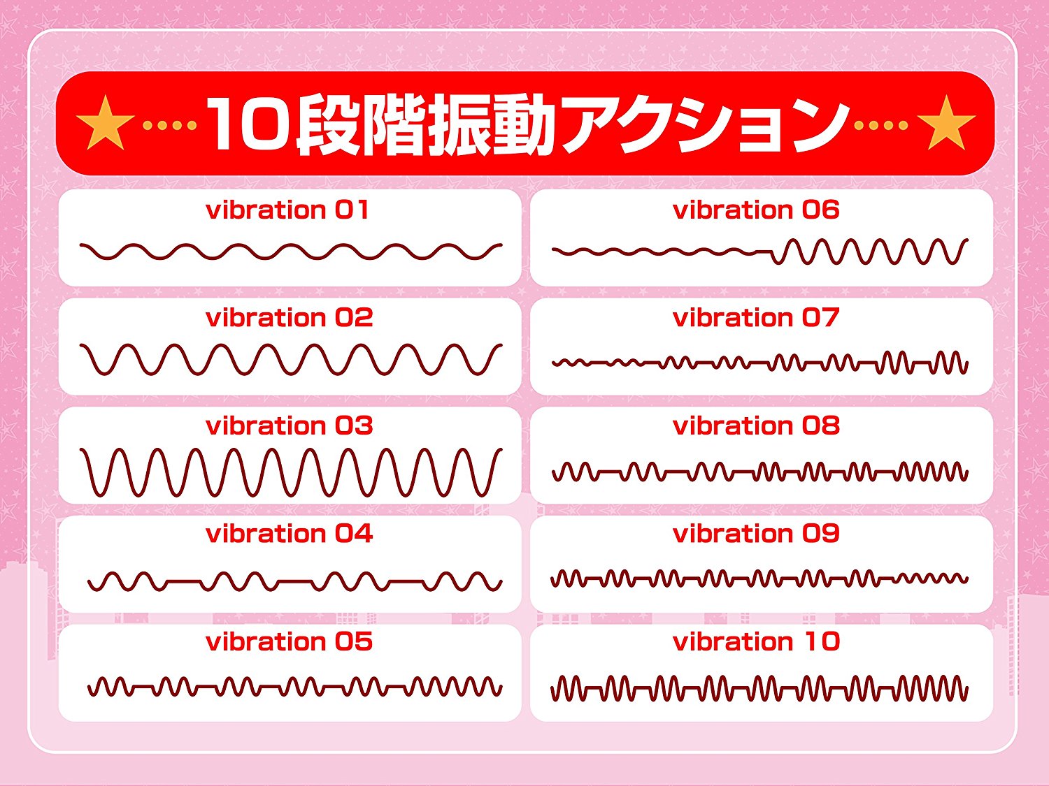 JAPAN-TOYZ ネモ クリップ ダブルの振動表