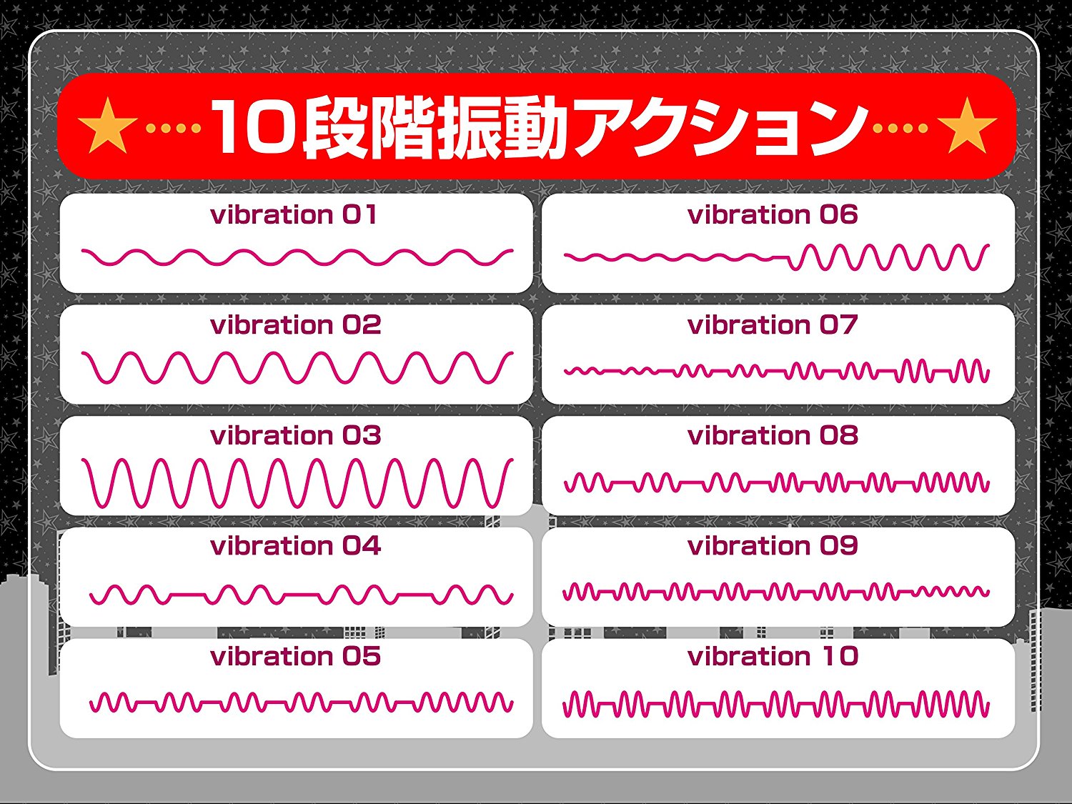 JAPAN-TOYZ ネモ クリップ ダブルの振動表