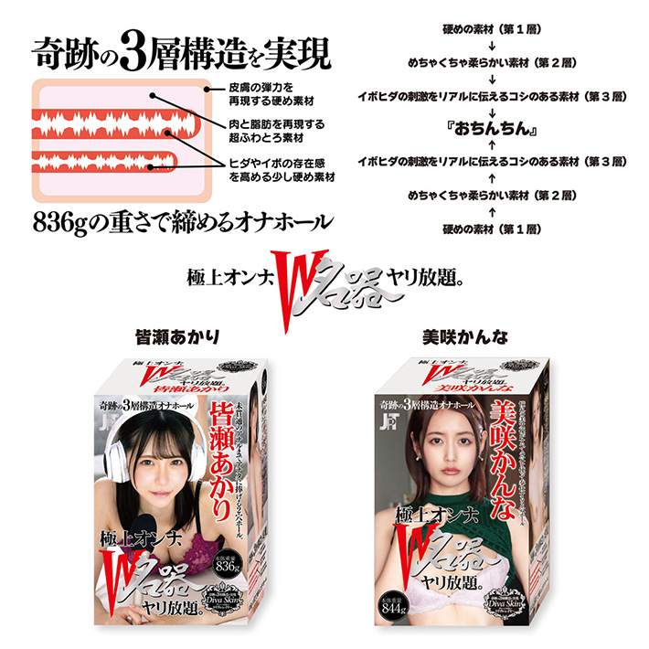 極上オンナ、W名器ヤリ放題。皆瀬あかりの製品概要07
