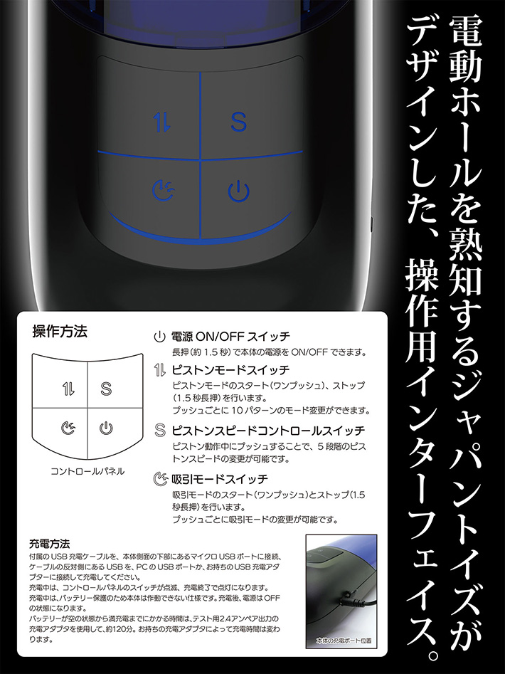 JAPAN-TOYZ NOL PISTRO VACUUMY（ピストロ バキューミー）の製品概要03