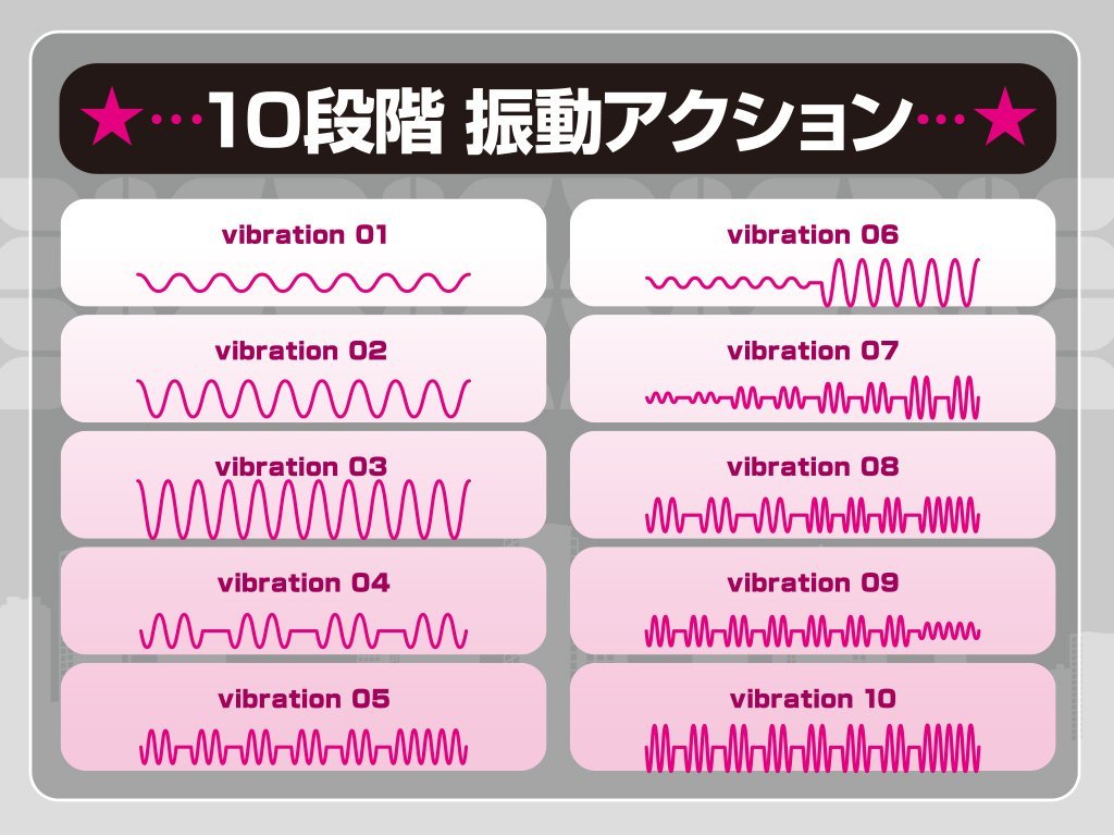 JAPAN-TOYZ ネモ-チャージの振動表